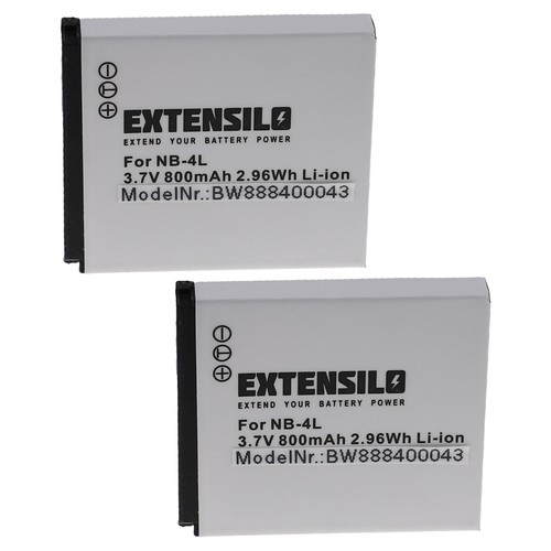 Batería para canon - 2x,