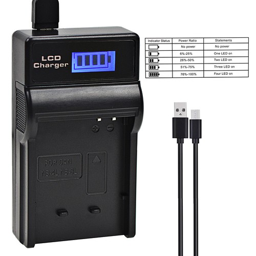 Caricabatteria usb per - per, canon